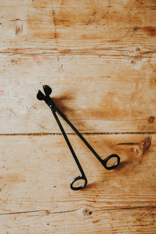 Matt Black Stainless Steel Candle Wick Trimmer