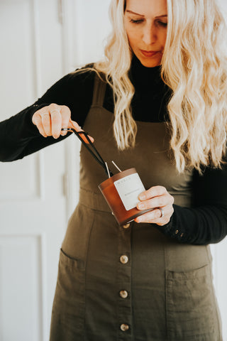 Matt Black Stainless Steel Candle Wick Trimmer